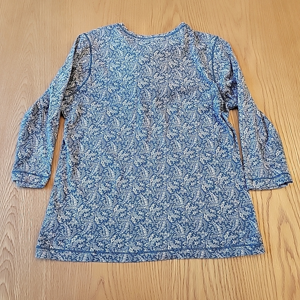 Ralph Lauren Peasant Top Large Ruffles Drawstring Floral Cottagecore Blouse - Picture 7 of 7